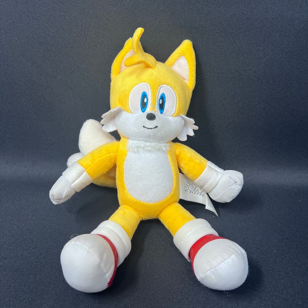 Jakks Pacific Sonic The Hedgehog‎ 3 Movie Tails 9” Yellow Plush 2022